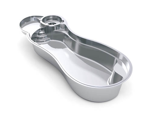 The Allure 40 3D pool model